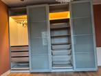 IKEA Pax Schuifdeuren Grijsglas 75cm, Gebruikt, 200 cm of meer, Glas, Met deur(en)