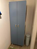 Blauwe kledingkast IKEA (kids), Huis en Inrichting, Kasten | Kledingkasten, Ophalen, Overige materialen, 50 tot 100 cm, Zo goed als nieuw