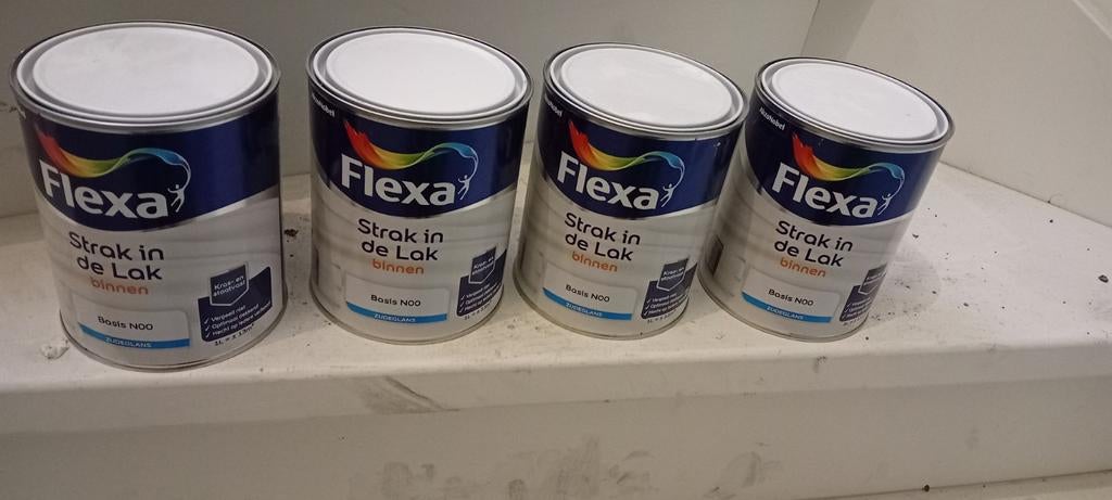 Flexa binnenlak zweeds rood (C4.40.20), Nieuw, Ophalen of Verzenden, Lak, Minder dan 5 liter