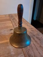 Koperen tafelbel met Houten Handvat. (Kerstmanbel), Ophalen of Verzenden, Koper
