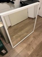 Ikea Stave Spiegel, netjes, wit., Huis en Inrichting, Woonaccessoires | Spiegels, Ophalen, Vierkant, Zo goed als nieuw, Minder dan 100 cm