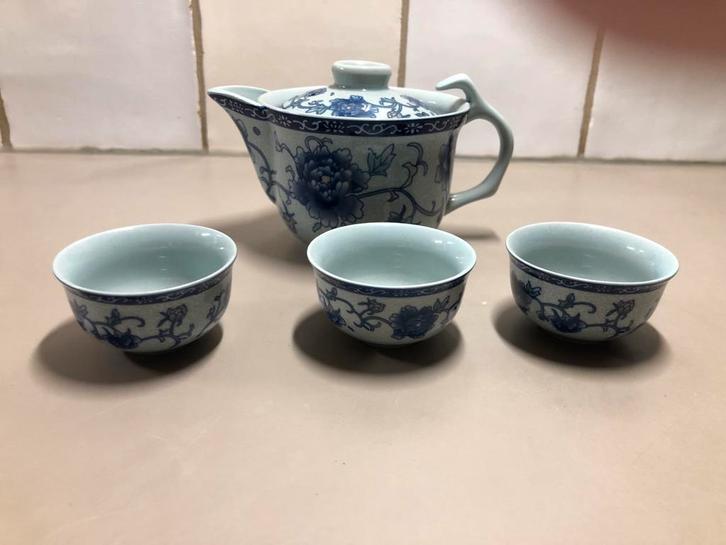 Oud Japans Theesetje - Gemerkt, Antiek en Kunst, Antiek | Servies compleet, Ophalen of Verzenden