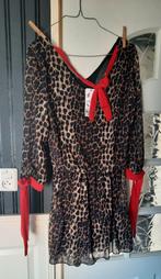 Sexy panter jurkje  patty Brard .look.., Kleding | Dames, Jurken, Ophalen of Verzenden, Nieuw, Bruin, Boven de knie