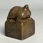 Antieke Chinese stempel schildpad, Antiek en Kunst, Ophalen of Verzenden