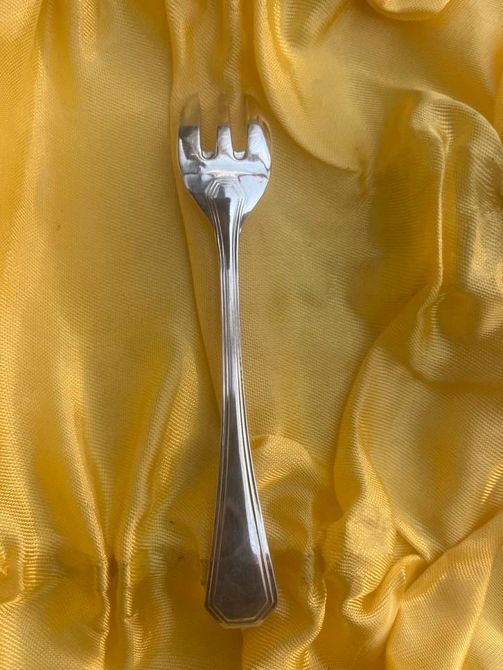 Christofle Zilveren Vorkjes Set, Antiek en Kunst, Antiek | Bestek, Ophalen of Verzenden