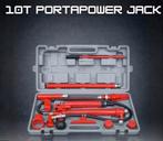 10 tons hydraulische set voor uitdeuken - richten autoschade, Auto diversen, Ophalen of Verzenden, Zo goed als nieuw