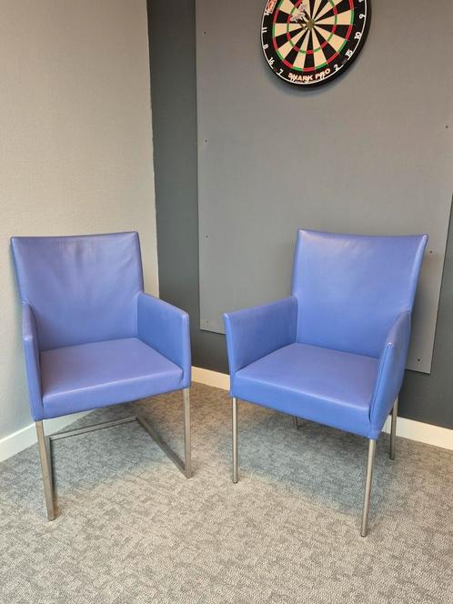 Bert Plantagie leren fauteuils (design), Huis en Inrichting, Fauteuils, Zo goed als nieuw, Leer, 50 tot 75 cm, Ophalen