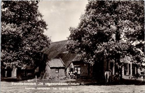 Uffelte - Boerderij De Uelenspieghel (1970), Verzamelen, Ansichtkaarten | Nederland, Gelopen, Drenthe, 1960 tot 1980, Verzenden