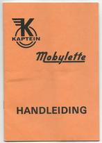Mobylette Kaptein bromfiets handleiding 1970, Zo goed als nieuw, Verzenden