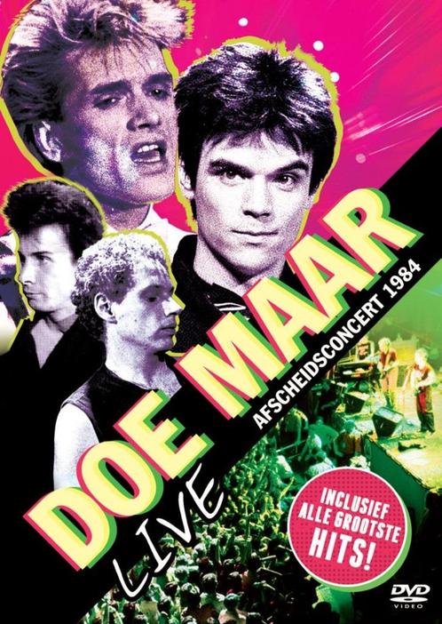 Doe Maar - Afscheidsconcert 1984 Live! (m.m.v. Herman Brood), Cd's en Dvd's, Dvd's | Tv en Series, Zo goed als nieuw, Overige genres