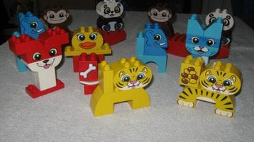 Duplo Lego. Dieren figuren op de Wipwap beschikbaar voor biedingen
