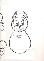 Tom Poes trekpop Marten Toonder Olivier B. Bommel, Verzamelen, Stripfiguren, Ophalen, Olivier B, Bommel en Tom Poes, Zo goed als nieuw