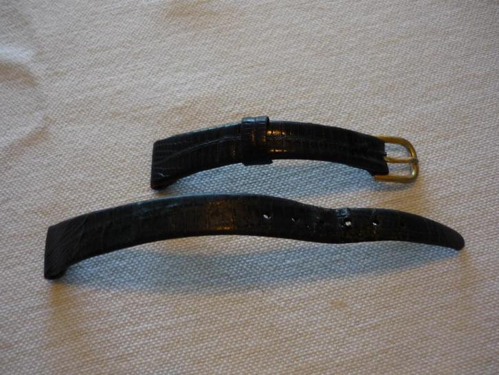 Horloge band zwart, Sieraden, Tassen en Uiterlijk, Overige Accessoires, Zo goed als nieuw, Verzenden