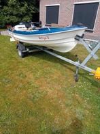 Complete vis/toerboot en vaarklaar, Watersport en Boten, Ophalen, Gebruikt, Tot 10 pk, 3 tot 6 meter