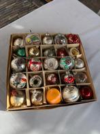 Oude antieke kerstballen, doos van 25 stuks, Diversen, Ophalen of Verzenden, Gebruikt