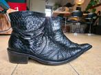 Python cowboy boots mt 45. Western laarzen. Zwart, Kleding | Heren, Schoenen, Ophalen of Verzenden, Gedragen, Zwart, Boots