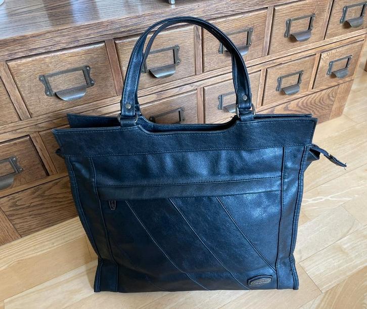 Z.g.a.n. Leren Daniel-Ray Tas B 38 x H 35 x D 11 cm, Sieraden, Tassen en Uiterlijk, Tassen | Damestassen, Zo goed als nieuw, Shopper