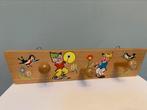 Vintage kinder kapstok hout kabouters Sio Amsterdam, Ophalen of Verzenden, Zo goed als nieuw, Kapstokje