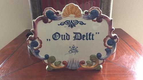 Plaquette “Oud Delft”, Antiek en Kunst, Antiek | Porselein, Ophalen of Verzenden