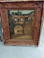 Oud Schilderij met Lijst, Antiek en Kunst, Ophalen