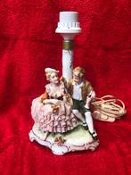 Saksisch Dresden kant lace porselein lampvoet, Antiek en Kunst, Antiek | Porselein, Ophalen of Verzenden