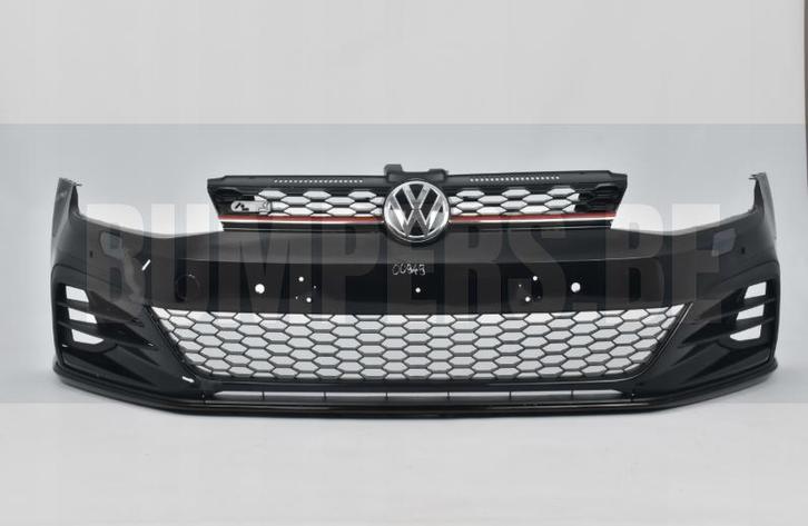 Bumper VOLKSWAGEN GOLF 7 GTI FACELIFT 2017-4XPDC Voorbumper, Auto-onderdelen, Carrosserie en Plaatwerk, Bumper, Voor, Gebruikt