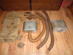 Gasmasker M1934 Belgisch leger uitgebreide set wo2 oorlogt, Verzenden