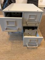 Vintage Metalen Ladenkastjes / kaartenbakjes, Huis en Inrichting, Kasten | Ladekasten, Ophalen, Minder dan 50 cm, Gebruikt, Vintage