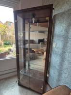 Glazen vitrinekast met verlichting - 190x70x40 cm, Ophalen, Glas, 50 tot 100 cm, Modern