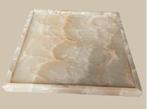 Nieuw Onyx marmer dienblad 45x45 cm, Ophalen of Verzenden