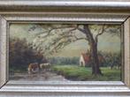 Schilderij Hollands tafereel, Ophalen of Verzenden