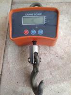 Kraan weegschaal vanaf 10kg tot max 1000kg op 6volt accu, Ophalen, Gebruikt
