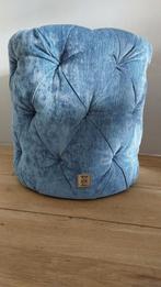 RIVIERA MAISON pouf Indigo, Ophalen of Verzenden, Zo goed als nieuw, Rond