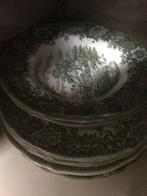 vintage borden alfred meakin English Village oud oude, Antiek en Kunst, Antiek | Servies los, Ophalen of Verzenden