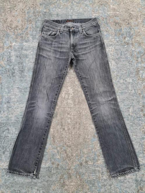 NUDIE Jim Low Slim W30 L32 Slim 100% katoen Bronno3032 Grijs, Kleding | Heren, Spijkerbroeken en Jeans, Zo goed als nieuw, W32 (confectie 46) of kleiner