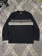 Supreme Shadow Stripe L/S Top, Kleding | Heren, T-shirts, Ophalen of Verzenden, Zo goed als nieuw, Maat 52/54 (L), Zwart