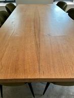 Iepenhouten Eettafel - Robuust & Stijlvol, Huis en Inrichting, Ophalen, Gebruikt, 100 tot 150 cm, Eikenhout