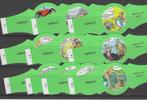 reeks - 1058  asterix   1- 10 sigarenbandjes, Verzamelen, Ophalen of Verzenden, Zo goed als nieuw, Sigarenbandjes