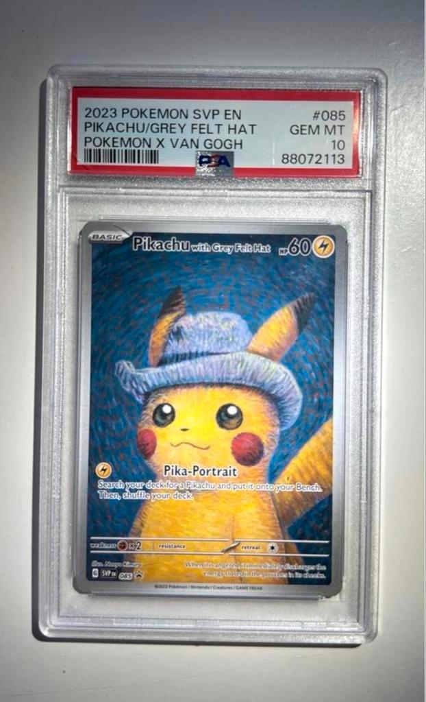 Pikachu Van Gogh PSA 10 - Zeldzaam!, Hobby en Vrije tijd, Verzamelkaartspellen | Pokémon, Nieuw, Losse kaart, Ophalen of Verzenden