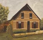 Schilderij van een huis., Antiek en Kunst, Kunst | Schilderijen | Klassiek, Ophalen