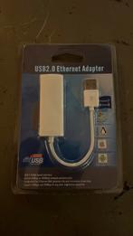 USB 2.0 ethernet adapter, Computers en Software, Pc- en Netwerkkabels, Ophalen of Verzenden, Nieuw