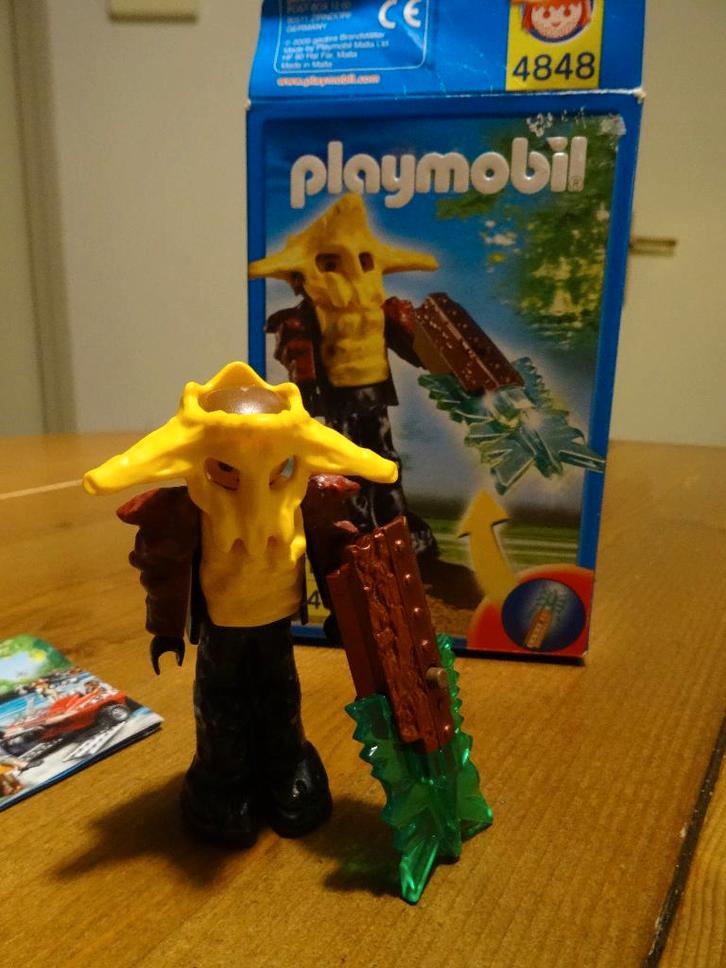 Schattenjagers tempelwachter met lichtgevend wapen (4848), Kinderen en Baby's, Speelgoed | Playmobil, Zo goed als nieuw, Complete set