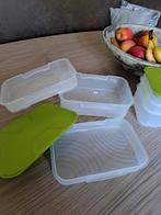 Handige stapelbakjes met deksels 3x, Ophalen of Verzenden