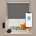 Rolgordijn verduisterend 180x190 smart met motor, Huis en Inrichting, Stoffering | Gordijnen en Lamellen, Gebruikt, Grijs, 150 tot 200 cm