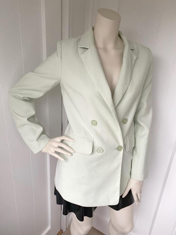 Nette staat: zomerse PULL & BEAR blazer mintgroen mt. S, Kleding | Dames, Jasjes, Kostuums en Pakken, Gedragen, Jasje, Maat 36 (S)