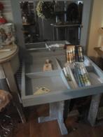 toilettafel mintgroen waar de klep van dicht kan, Ophalen