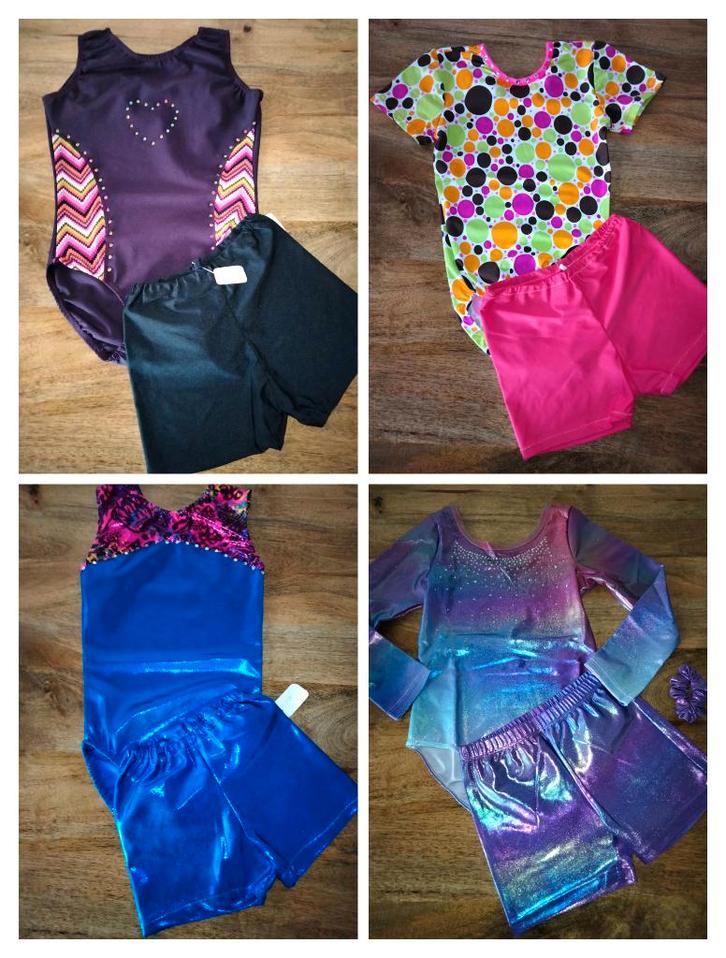 Diverse turnpakjes/turnpakje/gympakje/turnpak maat 146, Sport en Fitness, Turnen, Zo goed als nieuw, Turnpak(je), Kindermaat 146 t/m 176