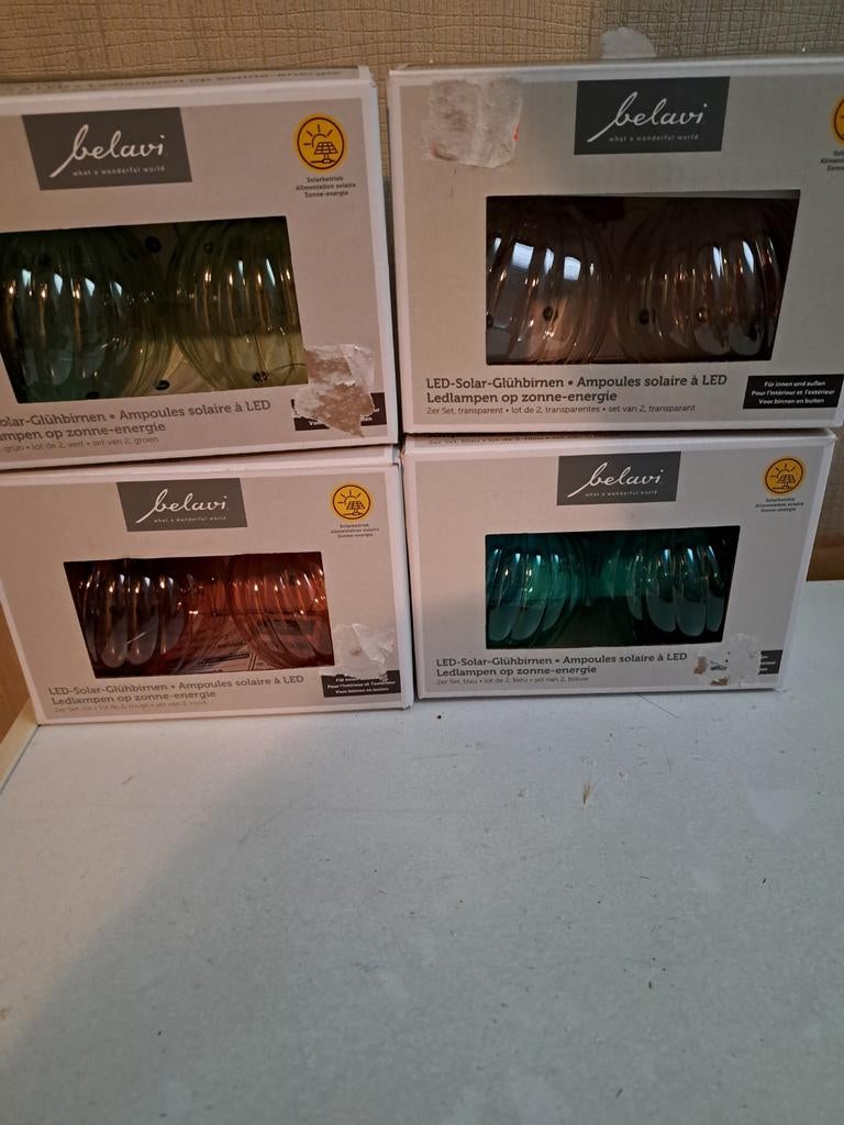 Led  lampen op zonne energie  nieuw., Ophalen of Verzenden, Nieuw