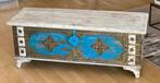 Authentieke hard houten kist, Minder dan 50 cm, 100 tot 150 cm, Minder dan 50 cm, Ophalen of Verzenden