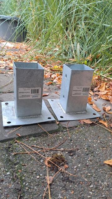Paalhouders / Paaldragers 71x71x150mm - Nieuw beschikbaar voor biedingen